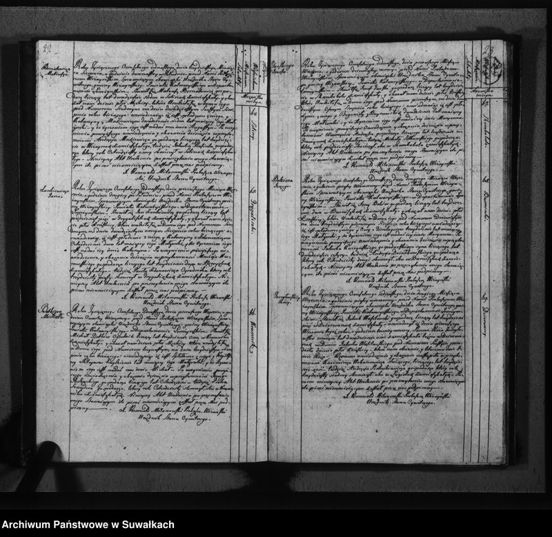 image.from.unit.number "Księga do zapisywania aktów cywilnych urodzenia gminy wiżajńskiey, departamentu łomżyńskiego, powiatu kalwaryjskiego"