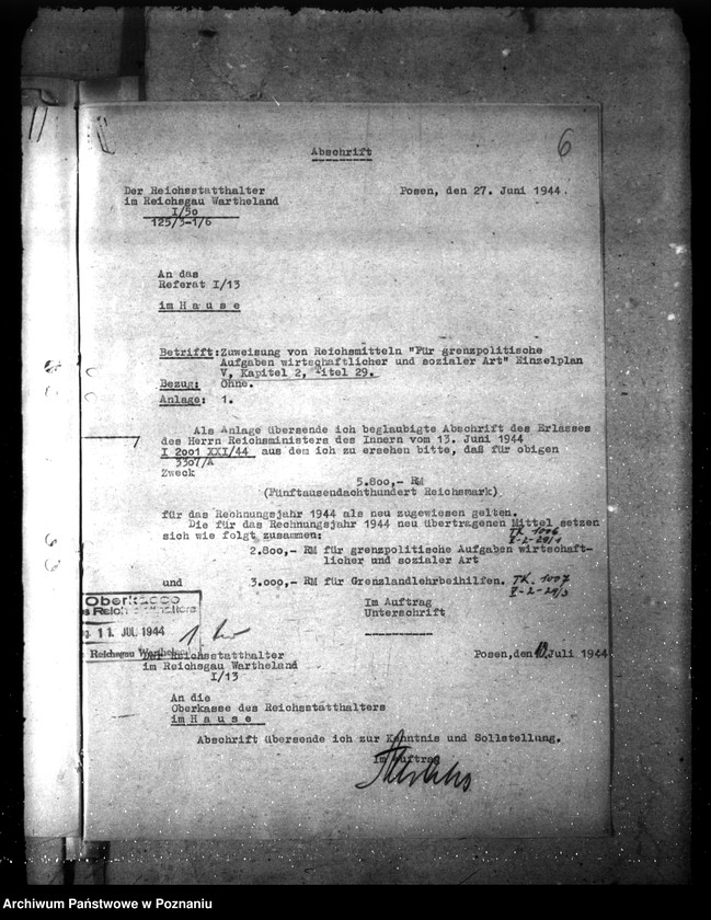 Obraz 10 z jednostki "Haushaltsmittel"