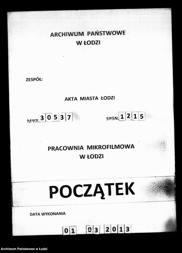 Obraz 1 z jednostki "Akta tyczące się ustanowienia opieki nad nieletnim Reinholdem Klemm po zmarłej Alwinie z Kurtzów Klemm pozostałym synem"