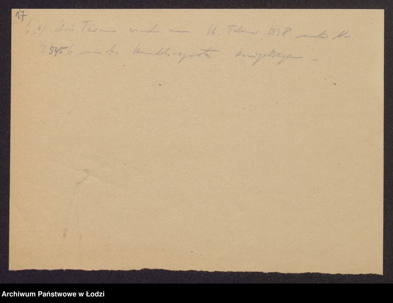 Obraz 19 z jednostki "Majer Markowicz, Szlama Gliksman- sprzedaż i przerób przędzy"