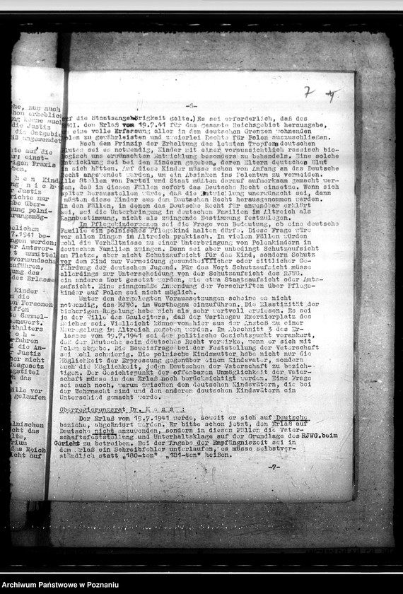 Obraz 11 z jednostki "Besprechungen einer Ministerialkommission über öffentliche Fürsorge und Jugendwohlfahrt in Kalisch"