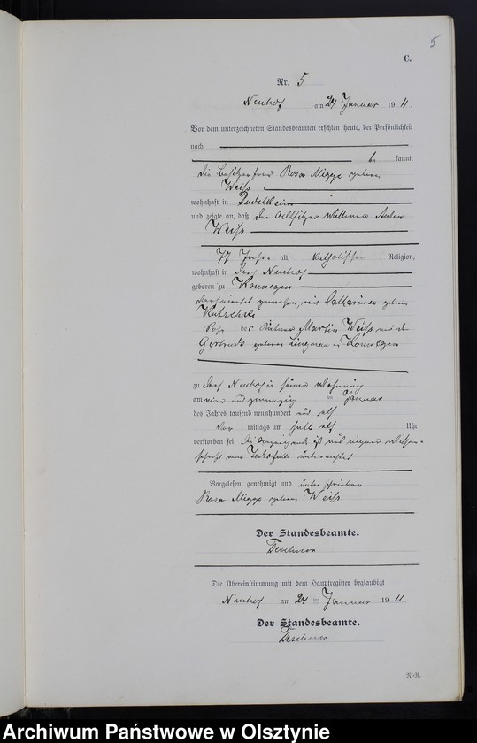 image.from.unit.number "Sterbe -Neben-Register Nr 1-68"