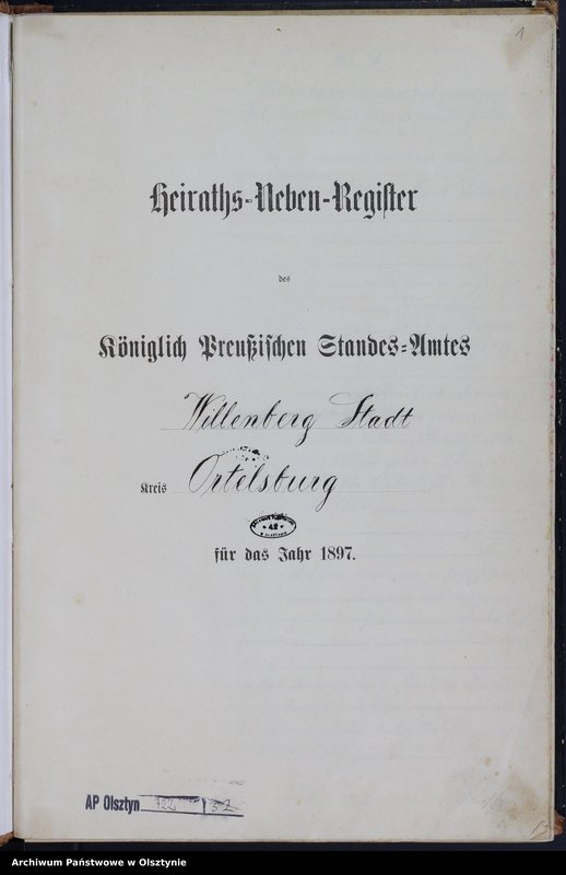 image.from.unit.number "Heiraths-Neben-Register Nr 1 - 20"