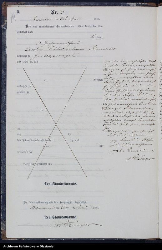 image.from.unit.number "Sterbe-Neben-Register Nr 1 - 32"