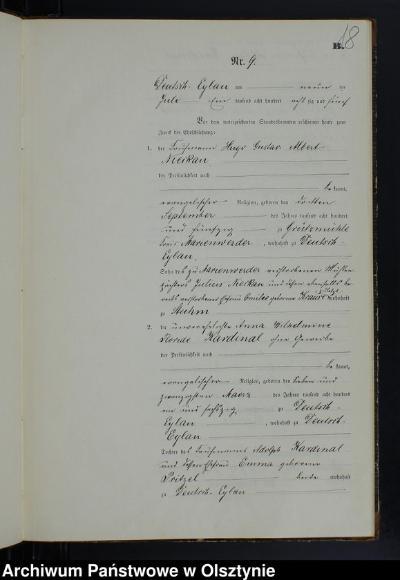 image.from.unit.number "Heiraths-Neben-Register Nr 1 - 32"