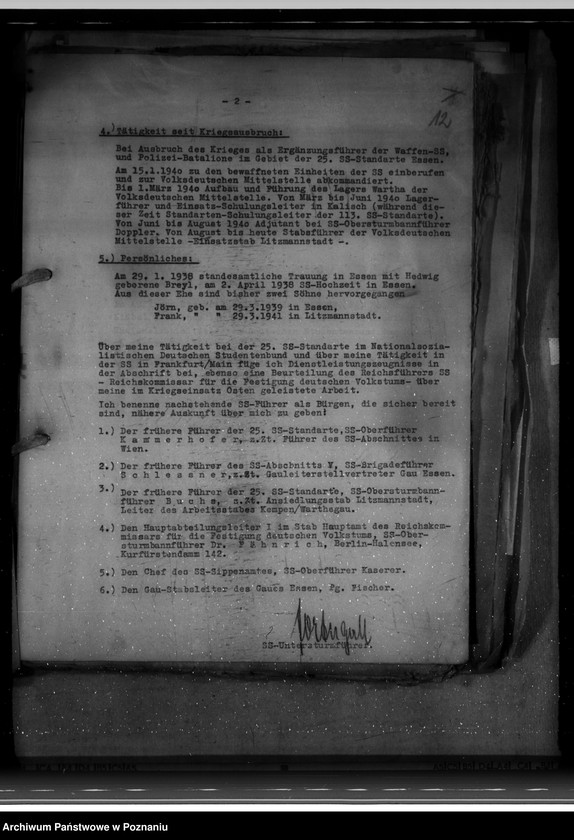 Obraz 16 z jednostki "Einsatz von Beamten in den Ostgebieten"