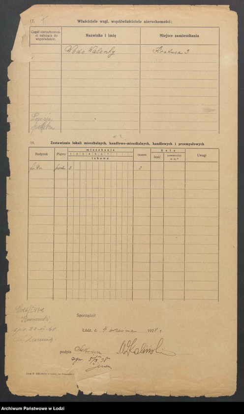 image.from.unit.number "Księga inwentarzowa nieruchomości m. Łodzi ul. Krakusa"