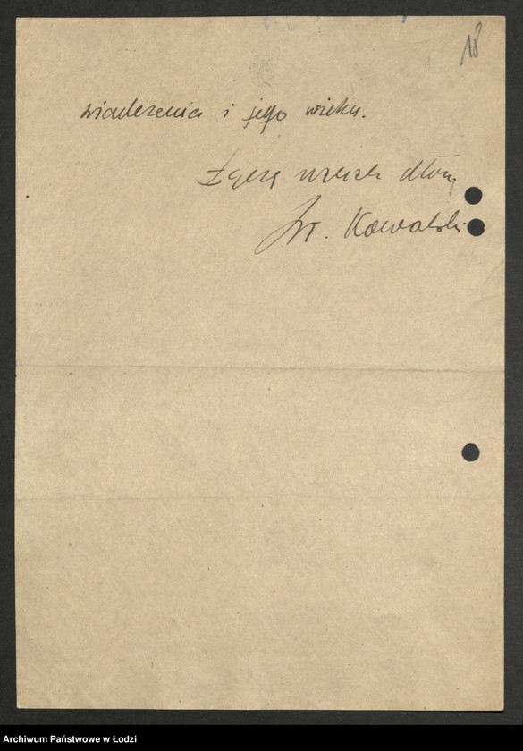 Obraz 19 z jednostki "Akta dotyczące spraw członków partii A, B, C, D, G, I, K"