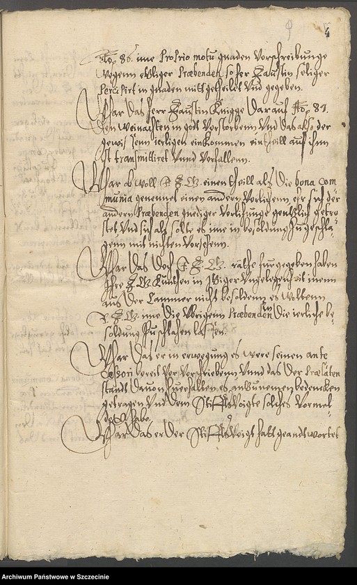 Obraz 11 z jednostki "Dr. Christian Schwartz contra Stiftsvogt Martin v[on] Kleist und den Kammerrat Reimer v[on] Wolde zu Dargen [Dargiń] und Wusterbarth [Ostre Bardo]."