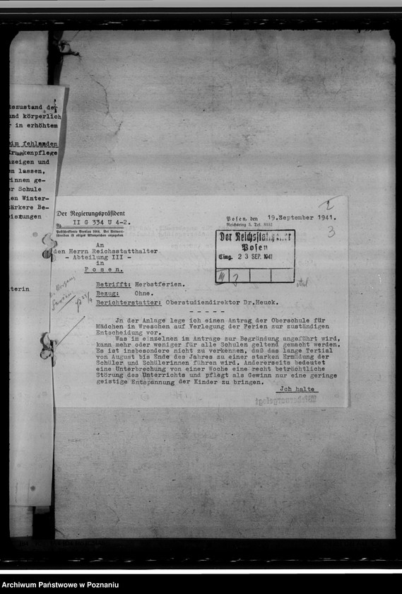 Obraz 8 z jednostki "Oberschule Wreschen (Września)"