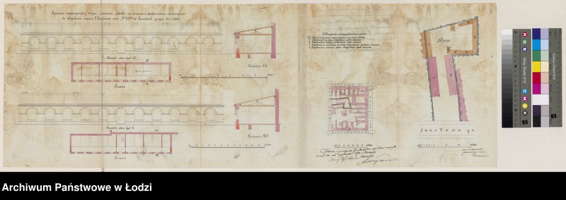 image.from.unit.number "[Proekt] na perestrojku Hajmom˝ Blavat˝ dvuh˝ kamennyh˝ odno-ètažnyh˝ mâsnyh˝ râdov˝ na žilyâ i fabričnyâ poměŝenìâ na městnosti No 275a po Zahodnej ulicě v˝ gorodě Lodzi"