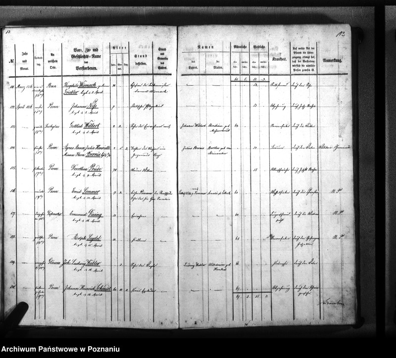 Obraz 12 z jednostki "Sterbenbuch"