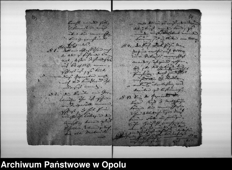 Obraz 13 z jednostki "Acta von Regulirung der jährlichen Cämmerey-Etats, und der aufzubringenden Zuschüsse von der Commune Magistrat zu Oppeln de anno 1821"