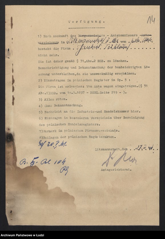 Obraz 16 z jednostki "Jankiel Teiblum- skład chustek"