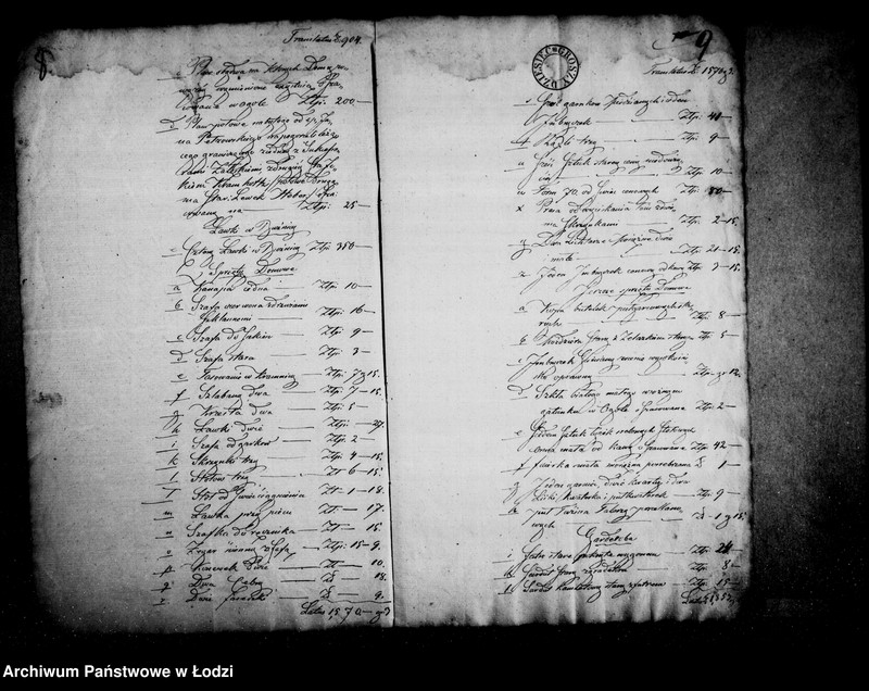 Obraz 11 z jednostki "Akta tyczące się egzekwowania należytości pocztowych"