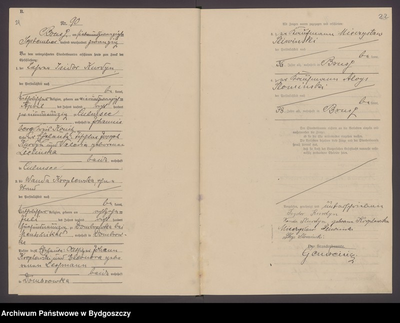 image.from.unit.number "Akta małżeństw - pierwopis 1920 nr 81-110, 1921 nr 1-30 (niepełny)"