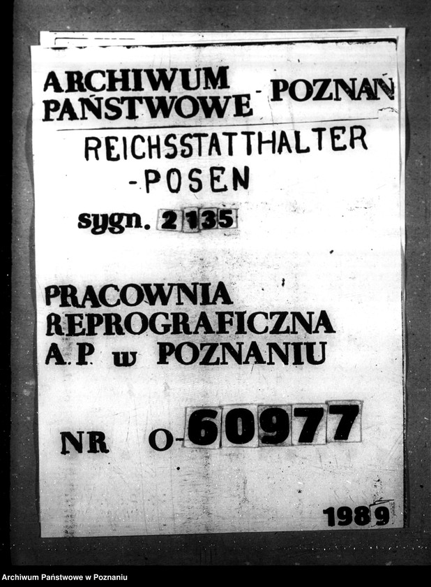 Obraz 1 z jednostki "Amtsärzte - Kreis Posen - Land (wyposażenie szpitali)"