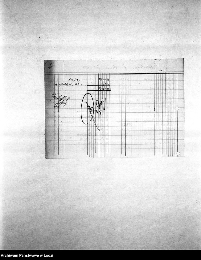 Obraz 18 z jednostki "Bilanzen [Bilanse miesięczne]"