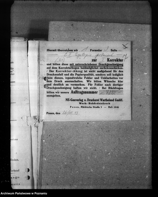 Obraz 12 z jednostki "Korespondencja, formularze i zestawienia wyników w zwiazku ze spisem bydła"