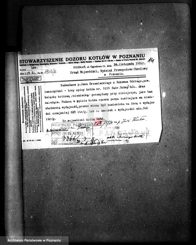 Obraz 18 z jednostki "Tartak A. Grzesickiego w Bukowcu Górnym, pow. leszczyński nr woj. kotła 3056"