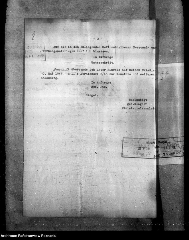 Obraz 12 z jednostki "Abordnung, Versetzung und Aufhebung der Abordnung der Lehrer"