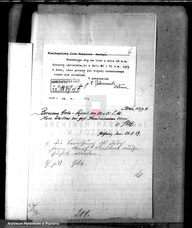 Obraz 9 z jednostki "Majętność leśna Gola w powiecie gostyńskim"