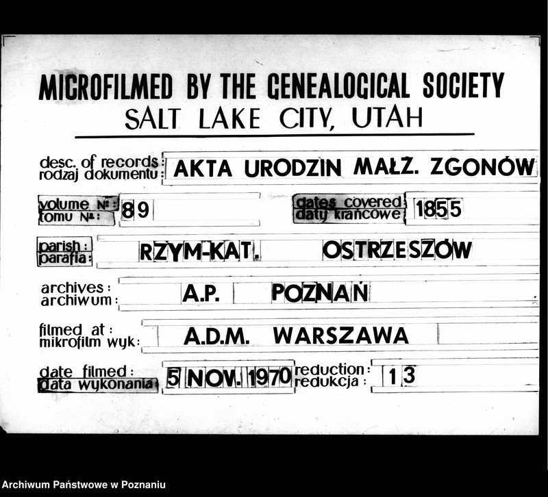 image.from.unit.number "Duplikaty zaślubionych, urodzonych, zmarłych"