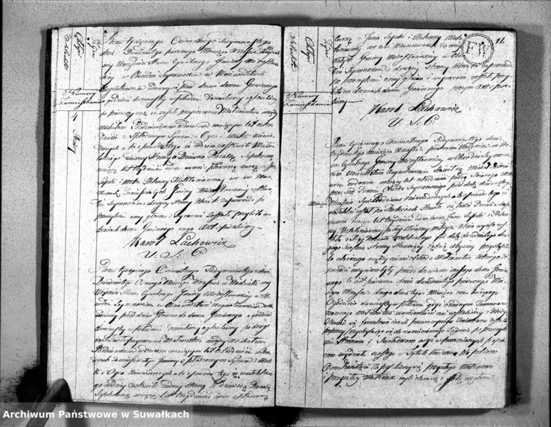 image.from.unit.number "Akta Zaszlubionych Gminy Mirosławskiey Na rok 1817"