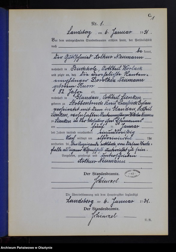 image.from.unit.number "Sterbe-Neben-Register Nr 1 - 17 [ Księga zgonów - wtóropis ]"