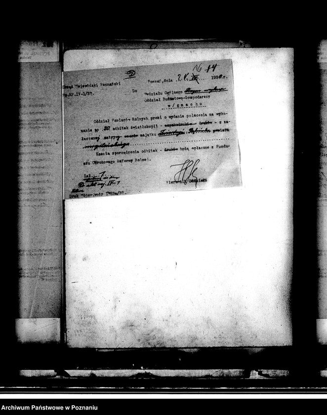 Obraz 20 z jednostki "Majątek Twierdzyń-Kołodziejewko powiatu mogileńskiego /operat pomiarowo-szacunkowy/"