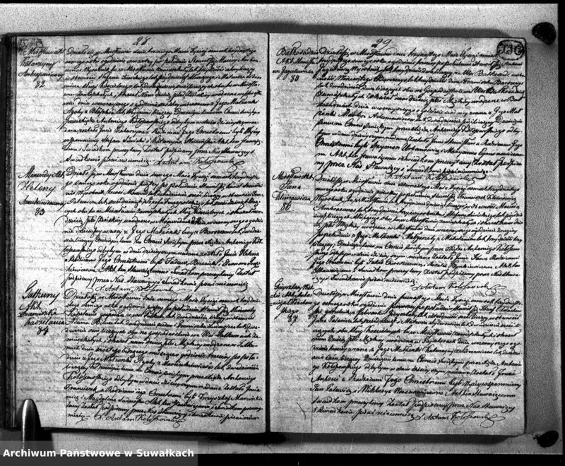 image.from.unit.number "Duplikat Aktów Urodzonych Zaślubionych y Zmarłych Osób w ciągu całego Roku 1838 Parafij Katolickiey Mirosław"