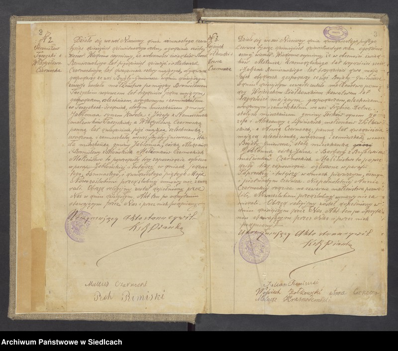 image.from.unit "Unikat aktów małżeństw Parafii Nieciecz od 1919 roku do 1937 roku do nr 29"