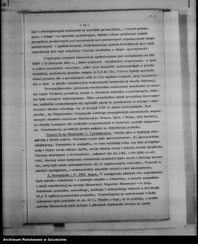 image.from.unit.number "Protokoły narady przewodniczących prezydiów Wojewódzkiej Rady Narodowej i powiatowych rad narodowych w dniach 30 i 31 maja 1961 r."