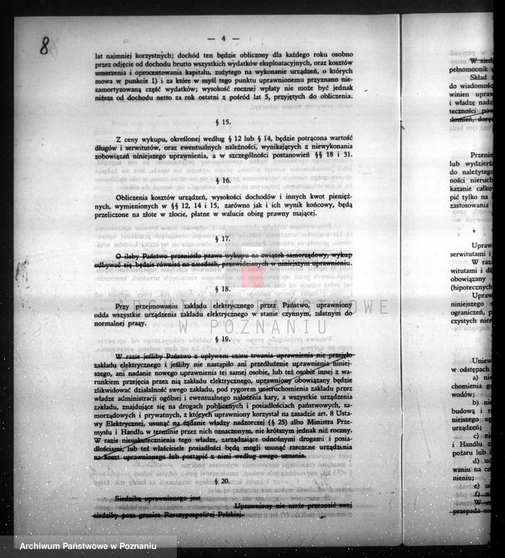 Obraz 12 z jednostki "/Urządzenie zakładu elektrycznego w Rogoźnie/"