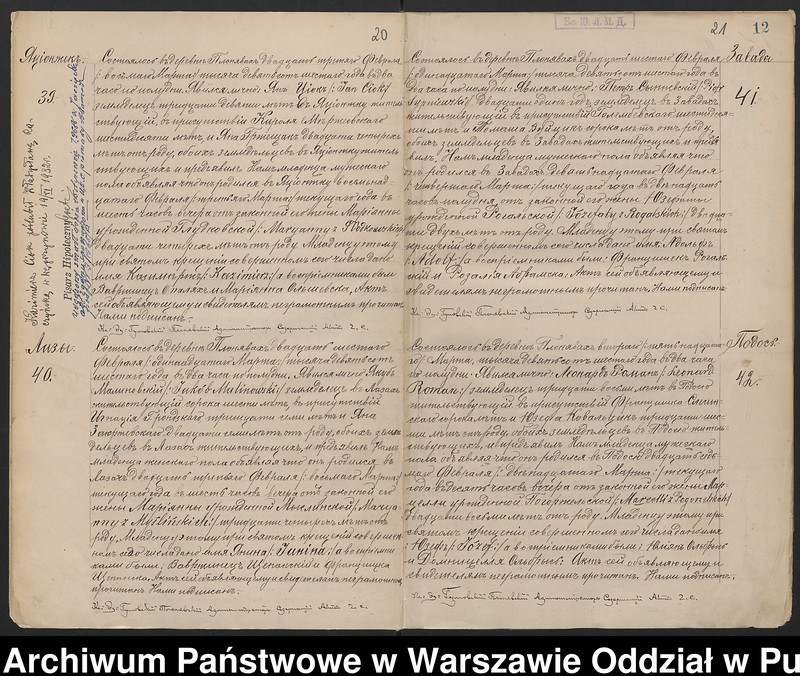 image.from.unit.number "Akta urodzeń, małżeństw i zgonów"
