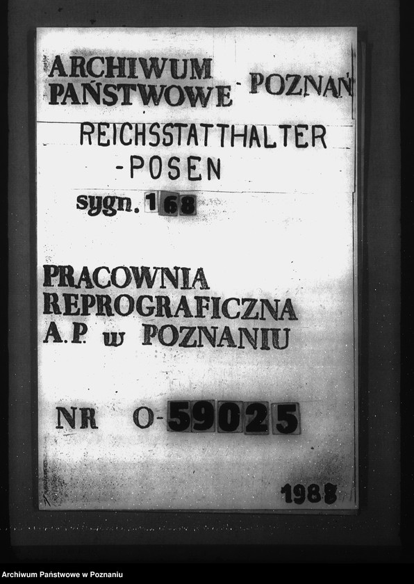 Obraz 1 z jednostki "Aktenplan der Dienststrafkammer"