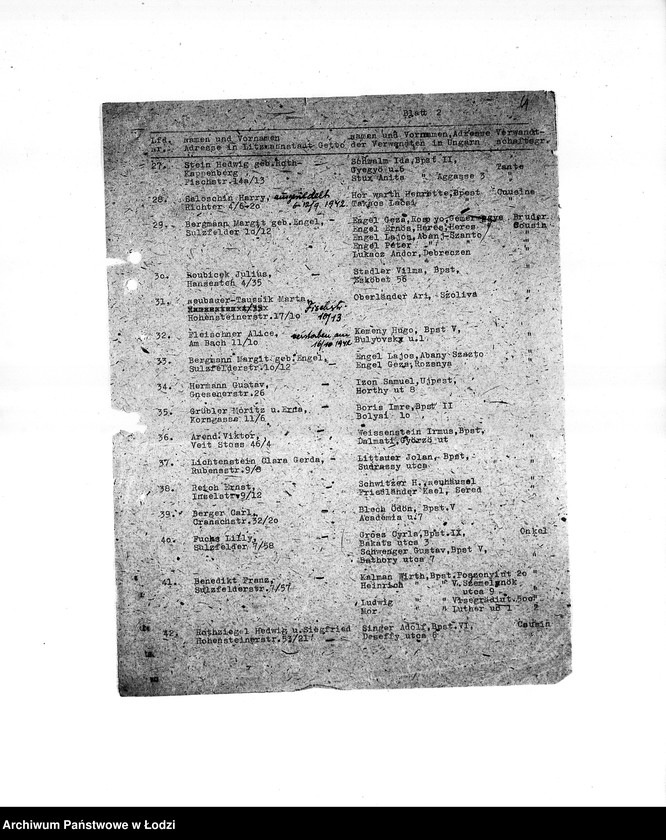 Obraz 7 z jednostki "[Wsiedlanie Żydów zagranicznych do getta łódzkiego]"