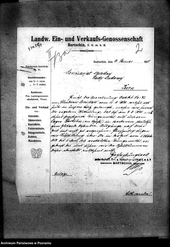 Obraz 6 z jednostki "Sztuczne nawozy zaprzedane w czasie od 1.10.17 - 1.4.1918"