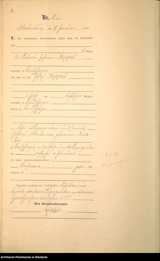 image.from.unit.number "Sterbe-Haupt-Register Nr 1 - 134"