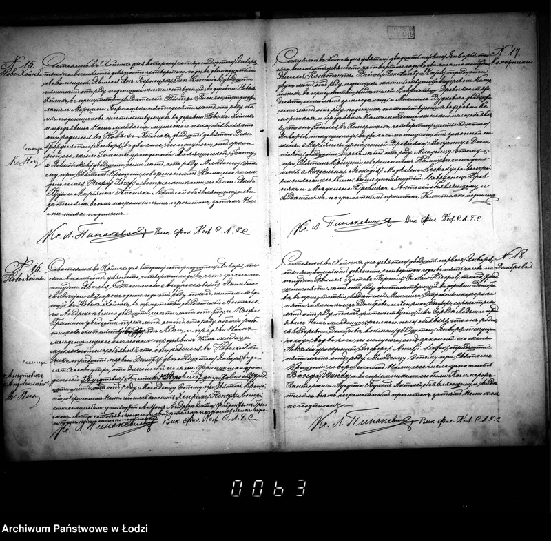 Obraz 9 z jednostki "Akta urodzeń, małżeństw i zgonów"