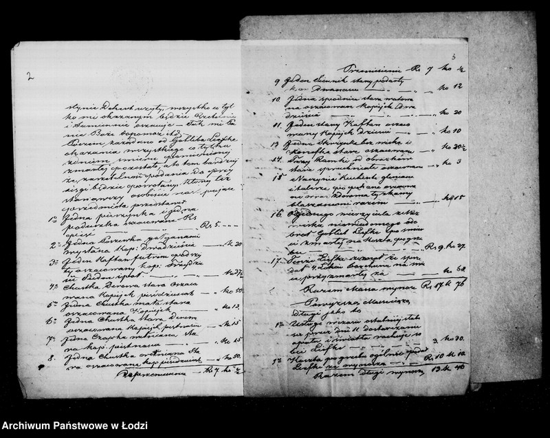 Obraz 6 z jednostki "Akta tyczące się spisu inwentarza pozostałości po zmarłej Krystynie Dekiert wyrobnicy poddanej pruskiej"