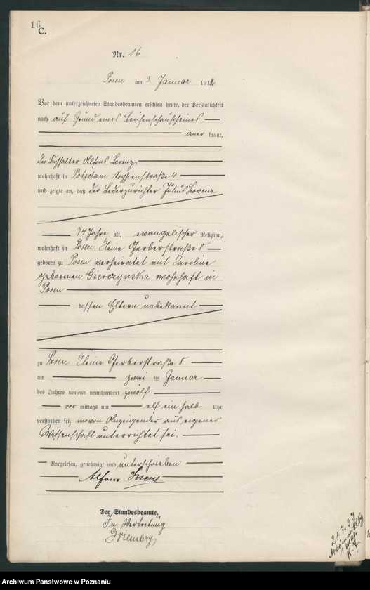 Obraz 18 z jednostki "Księga miejscowa zgonów tom I [Rejestr główny zgonów]"