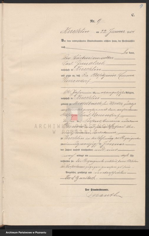 Obraz 12 z jednostki "Sterbe-Haupt-Register"