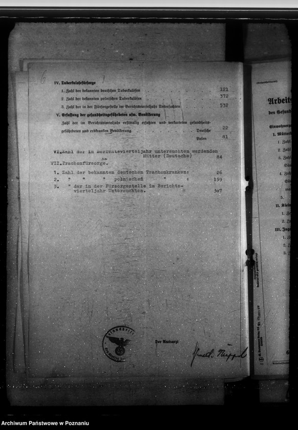 Obraz 10 z jednostki "Arbeitsübersichten der Gesundheitsämter"