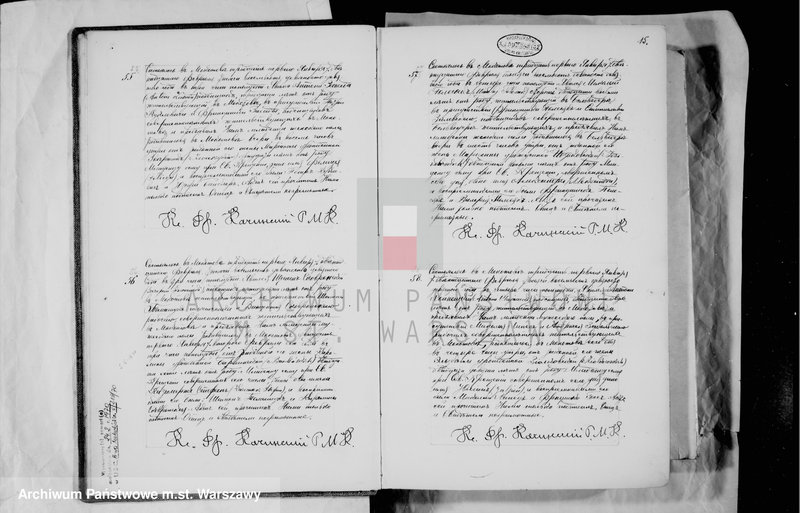 Obraz 15 z jednostki "Akta urodzeń, małżeństw i zgonów"