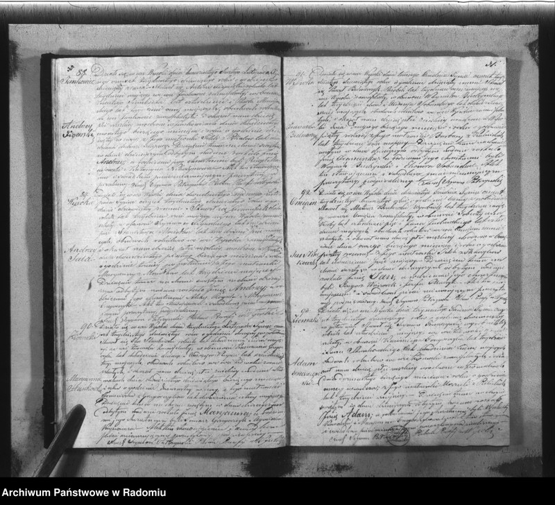 image.from.unit.number "Książka Duplikat Akt Cywilno - Religijnych Parafij Wysoka w powiecie Szydłowieckim Obwodzie Opoczyńskim Gubernij Sandomierskiej na rok 1839 sporządzona"