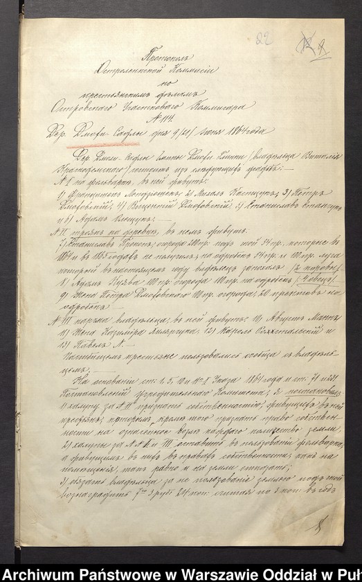 image.from.unit.number "O urządzaniu chłopów byłej rządowej wsi Dmochy-Sadły, gm. Długosiodło, wchodzącej w skład prywatnej własności Przetycz podlegającej właścicielowi Witalisowi Krasnodębskiemu"