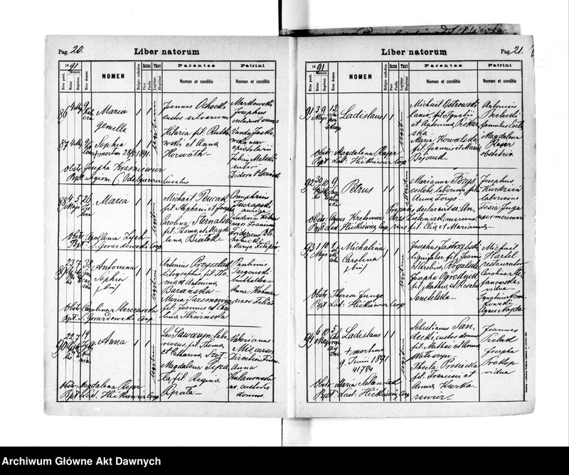 image.from.unit.number "Parafia: Lwów, parafia św. Mikołaja. Dekanat: Lwów. Księga metrykalna urodzeń, ślubów i zgonów dla całej parafii."