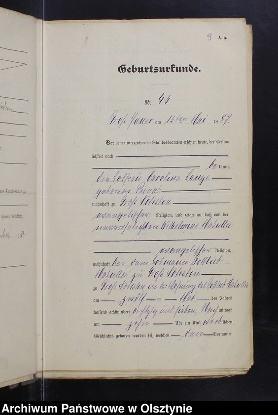 image.from.unit.number "Beläge zum Heirathsregister"