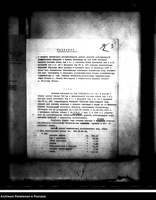 image.from.unit.number "Majątek Gorzewo powiatu obornickiego"